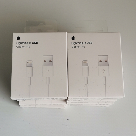 LIGHTNING TO USB CABLE (1m) Pack of 10 - Picture 1 of 3